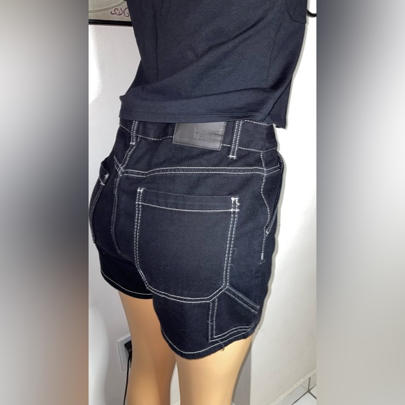 NWT SHORT BLACK SIZE 5/27 MOM SHORT HIGH RISE - Picture 6 of 7